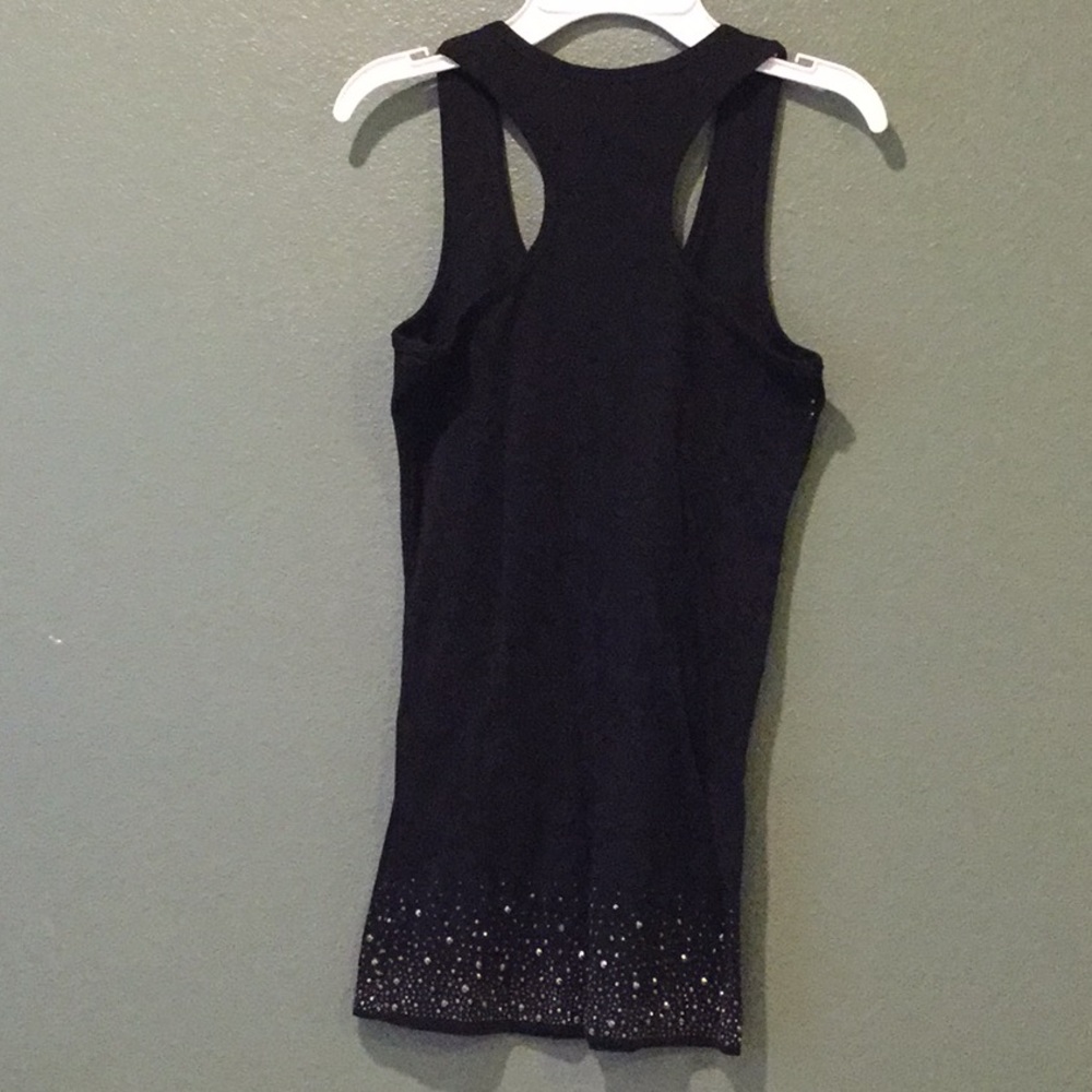 Black Rhinestone tank top - Picture 2 of 2